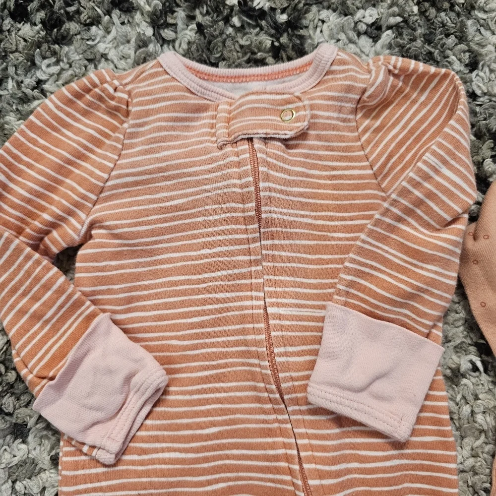 NEWBORN baby Footie Pj Outfit Bundle